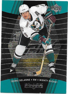 1999-00 Black Diamond #2 Teemu Selänne Anaheim Ducks
