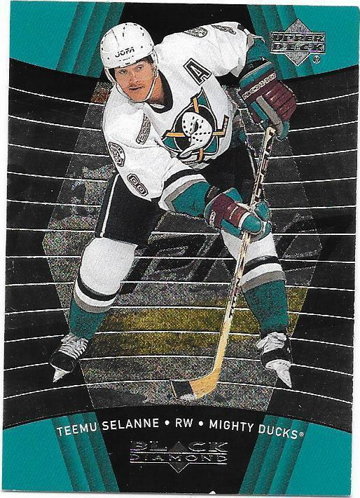 1999-00 Black Diamond #2 Teemu Selänne Anaheim Ducks