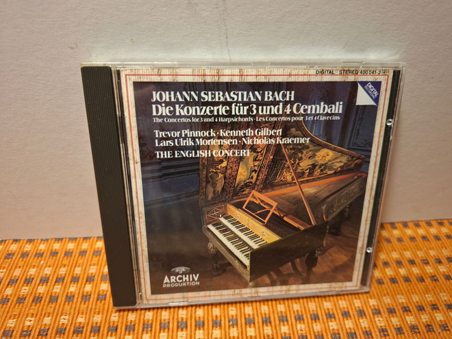 Bach:Die Konzerte Für 3 Und 4 Cembali-Trevor Pinnock CD