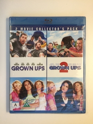 Oikeesti Aikuiset 1 + 2 Box (Blu-ray) Adam Sandler (UUSI)