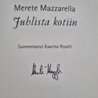 Merete Mazzarella : Juhlista kotiin (signeerattu) - pikkukuva 3