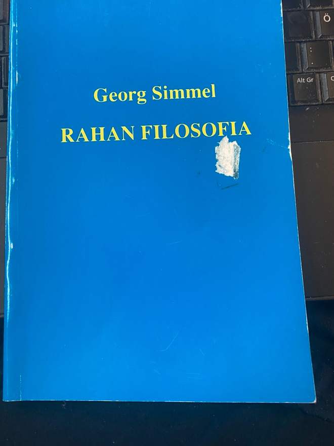 Georg Simmel: Rahan filosofia