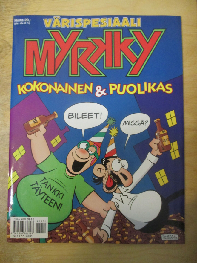MYRKKY VÄRISPESIAALI 1998 1 - Kokonainen ja puolikas