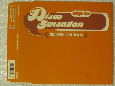 Boogie Man • Disco Sensation (Exclusive Club Mixes) CDM