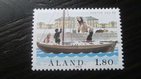 Åland: Posti 350 vuotta 1988 **