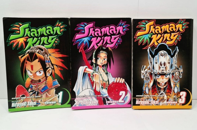 Shaman King volumet 1-3 (englanti)