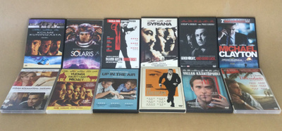 George Clooney -leffoja 12 kpl DVD