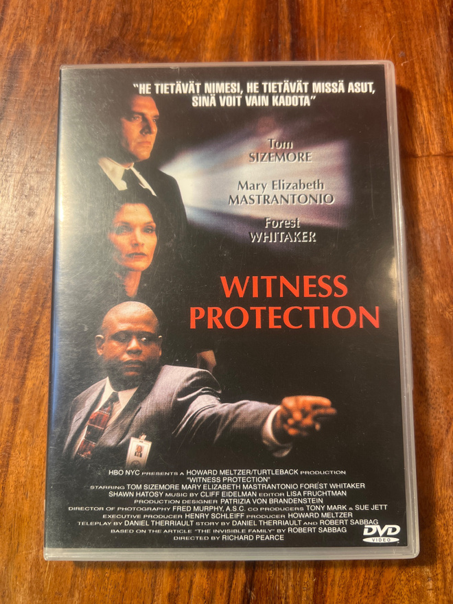 Witness Protection Dvd