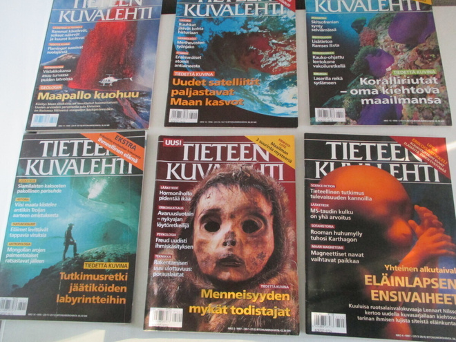 Tieteen kuvalehtiä. 2,00€ kpl