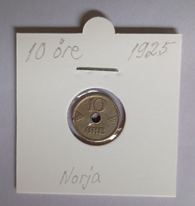 Norja 10 Öre v.1925 KM#383