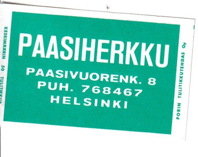 Helsinki, Paasiherkku, s95