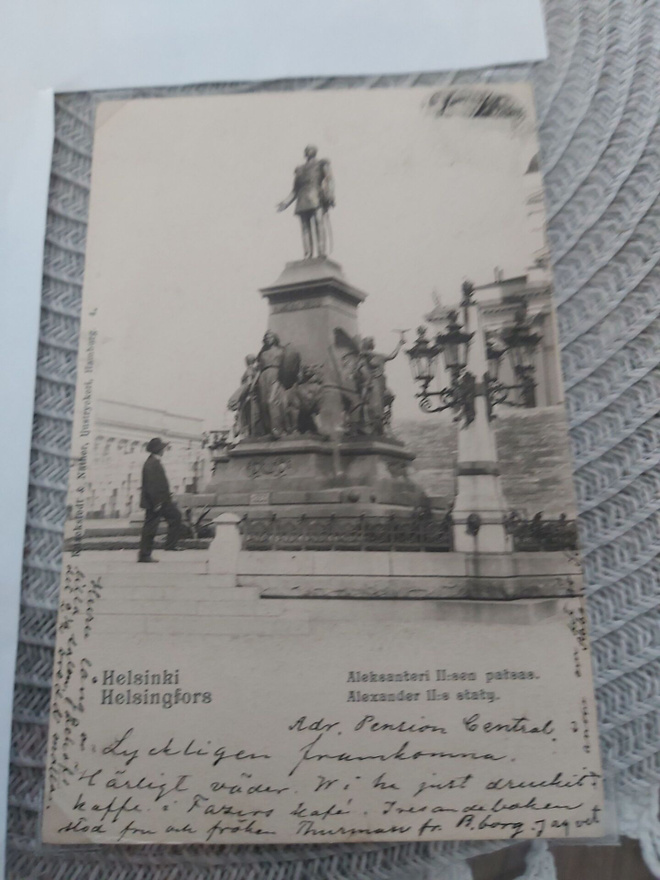Aleksanteri II patsas kortti