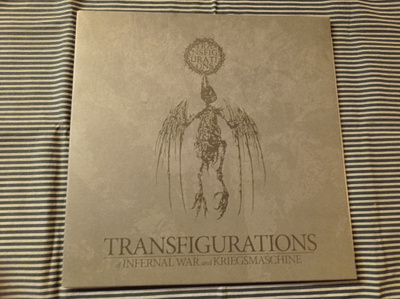 INFERNAL WAR / KRIEGSMASCHINE Transfigurations SPLIT LP