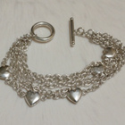 Ovh 886€ TIFFANY&CO. HEART CHAIN BRACELET - pikkukuva 1
