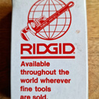 Vintage tyttö mainoskortit Ridgid - pikkukuva 3