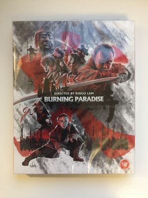 Burning Paradise (Blu-ray) Slipcase + Booklet (UUSI) 1994