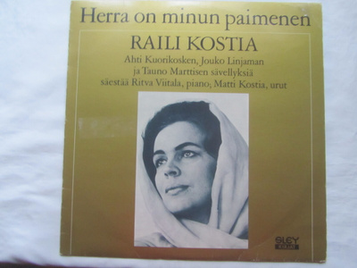 Raili Kostia:Herra On Minun Paimenen LP 1980