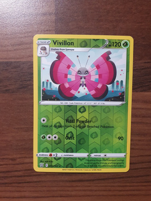 Pokemon Vivillon 013/163 Reverse holo Rare