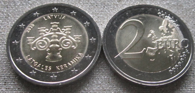 Latvia 2,00 € 2020 - Keramiikka (UNC)