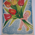 Helena Helkama: lapsella tulppaanikimppu, kulkenut1953 - pikkukuva 1