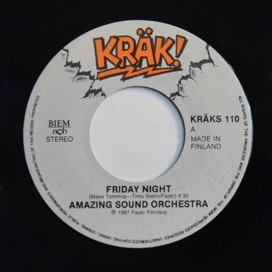 Single: Amazing Sound Orchestra - Friday Night / Happy ...