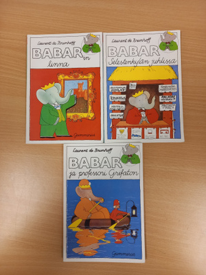 3 kpl Laurent de Brunhoff: Babar