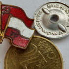 VANHA Ruuvimerkki CCCP Puola Lippu Ystävyys 1950-l - pikkukuva 1
