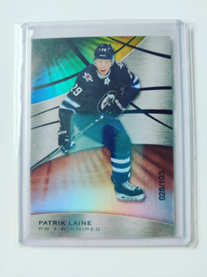 Patrik Laine 19-20 SP Game-Used Orange Rainbow /103