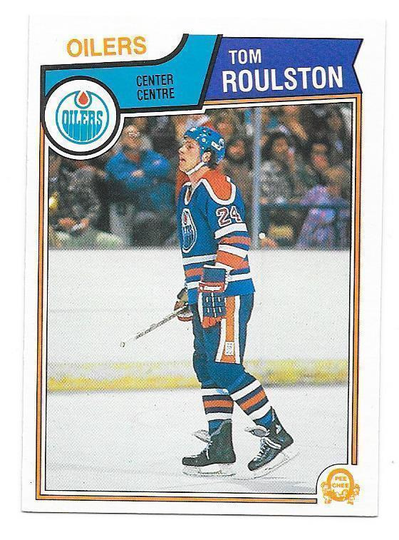 1983-84 OPC #42 Tom Roulston Edmonton Oilers
