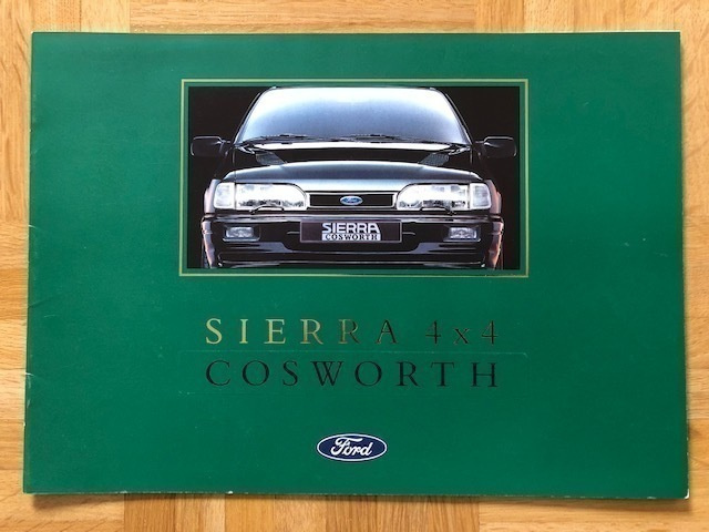 Esite Ford Sierra 4x4 Cosworth vuodelta 1991 / 1992