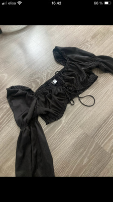 H&M Divided naisten yläosa S musta