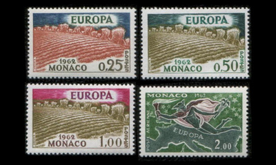 Monaco 695-8 ** Europa (1962)