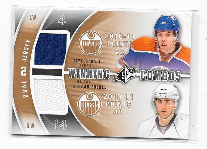 2011-12 SPx Winning Combos # Taylor Hall & Jordan Eberle