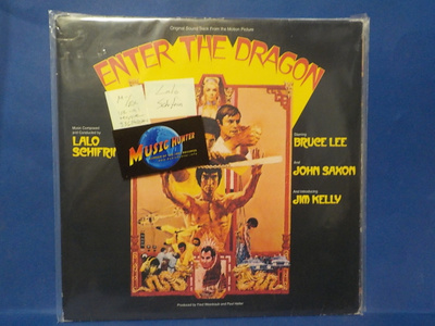 ENTER THE DRAGON - OST M-/EX UK -91 REISSUE LP