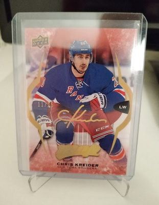 2016-17 Upper Deck MVP Super Script Chris Kreider #196 /25