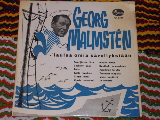GEORG MALMSTEN - Laulaa Omia Sävellyksiään - LP 1961 EX-