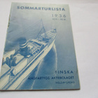 1936 SHO aikataulu 12+12s. kaksipuoleinen ja - kielinen - pikkukuva 5