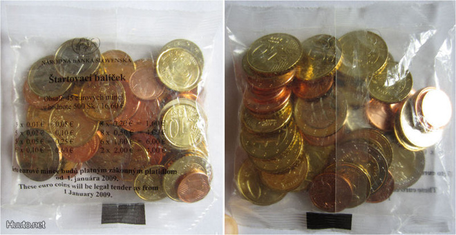 SLOVAKIA - original Eurokolikko Starter kit pussi 1.1.2009