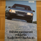 Juliste Saab 9000 Turbo 16, vuodelta 1985 - pikkukuva 1