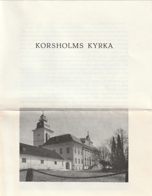 KIRKKOKORTTI - MUSTASAAREN KIRKKO - 3