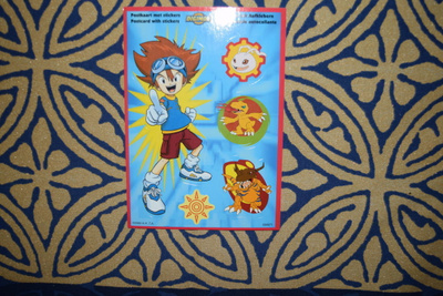 Postikortti Digimon digital monsters tarra Tai