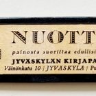 Vanha Jyväskylän kirjapainon mainos magneettina * 20-luku - pikkukuva 1