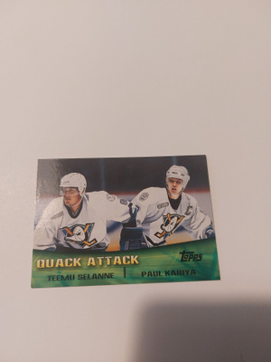 2000-01 Topps Combos #TC2 Teemu Selänne/Paul Kariya