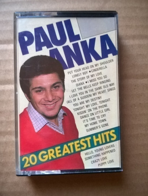 Paul Anka - 20 Greatest Hits C-Kasetti