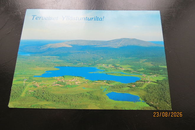 YLLÄSTUNTURI 1989 KULKENURT POSTIKORTTI