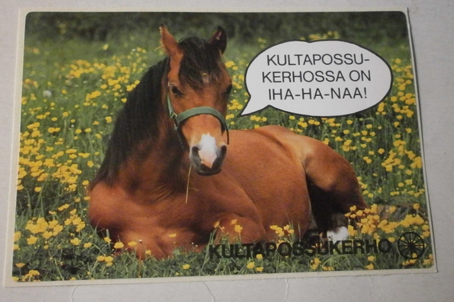 Postipankki, Kultapossukerho, hevonen- / varsatarra