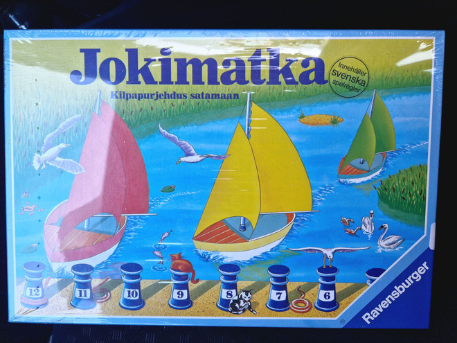Jokimatka vintage Lautapeli. Ravensburger 1989