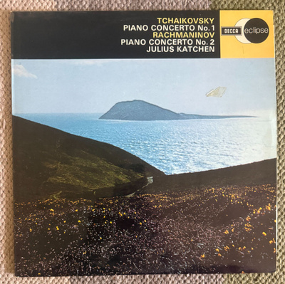 TCHAIKOVSKY / RACHMANINOV: Piano Concertos (LP) 1969