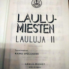 Laulumiesten lauluja 2 kirja - pikkukuva 2