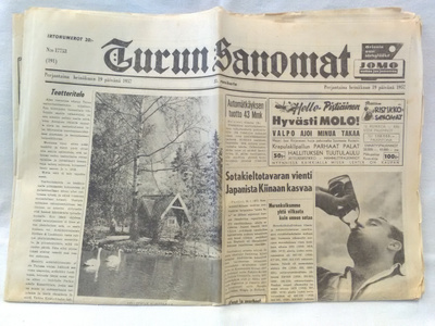 Turun Sanomat 19.7.1957